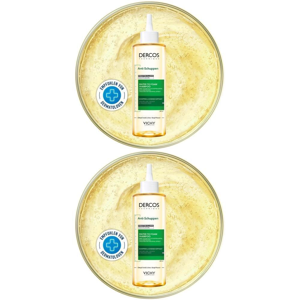 Vichy Dercos Anti-Schuppen Shampoo lockiges Haar 2x 2x200 ml
