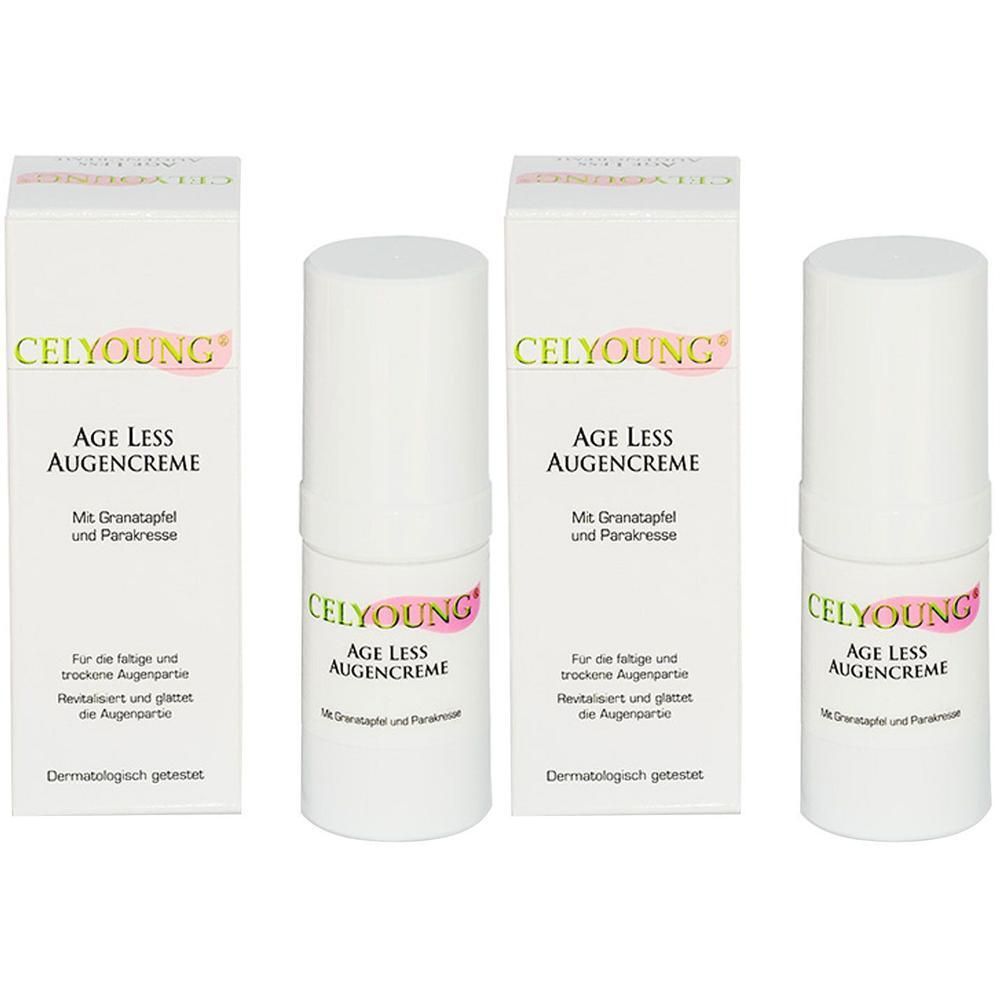 Celyoung age less Augencreme Granatapfel 2x 2x15 ml Creme