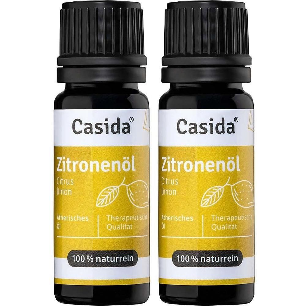 Zitronenöl naturrein ätherisch 2x 2x10 ml Ätherisches Öl