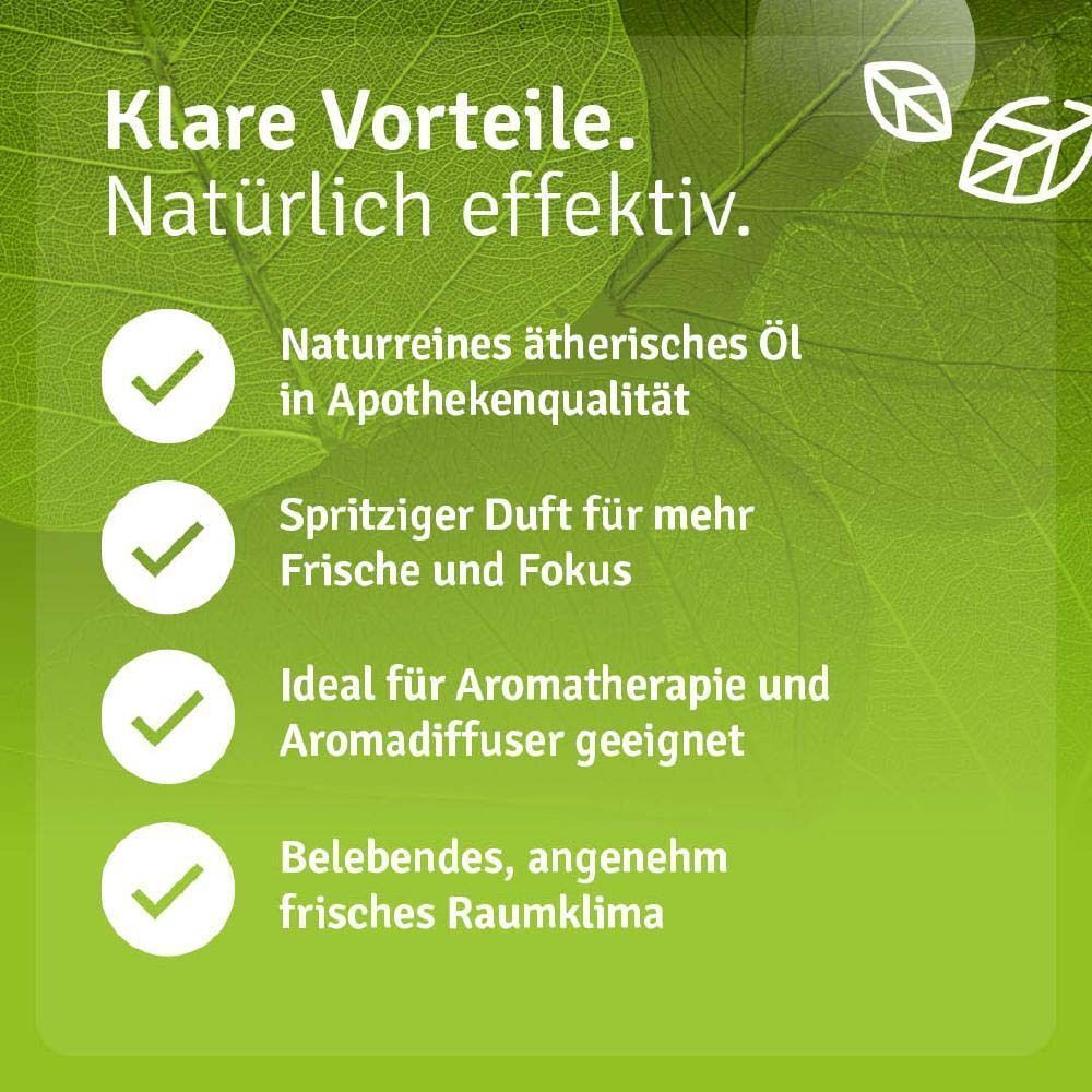 Casida Zitronenöl Vorteile: naturreines ätherisches Öl, spritziger Duft, ideal für Aromatherapie und Aromadiffuser.