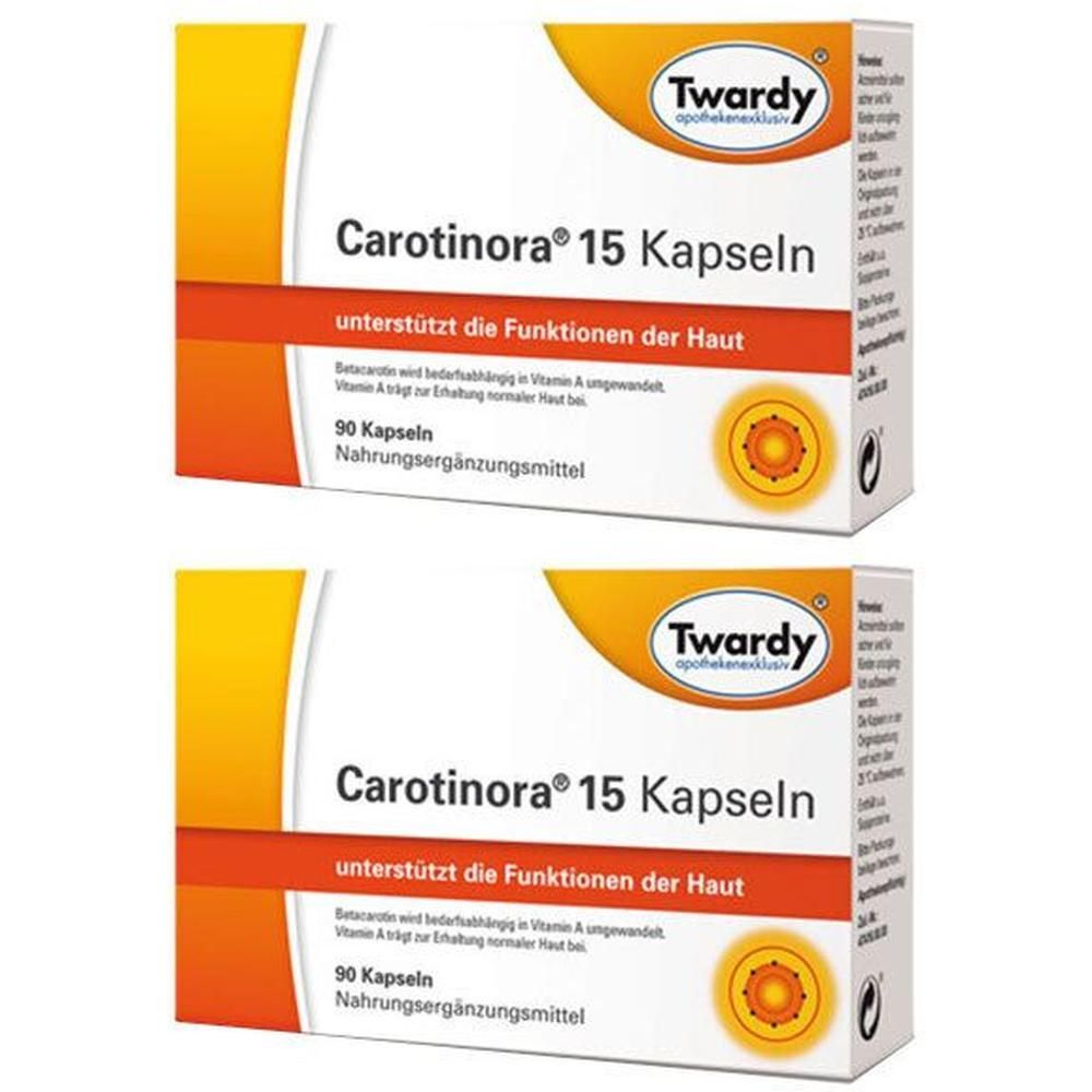 Carotinora 15 Kapseln 2x 2x90 St