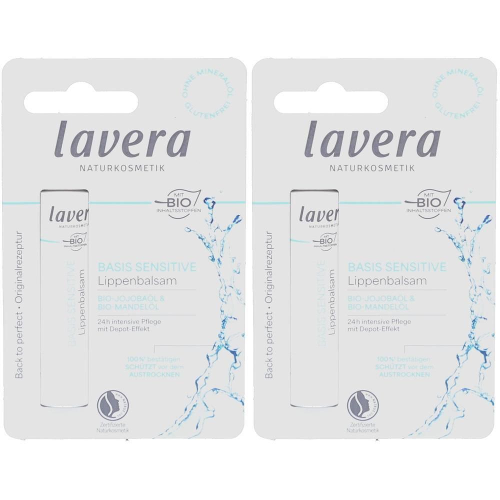 Lavera basis sensitiv Lippenbalsam 2x 2x4,5 g Balsam