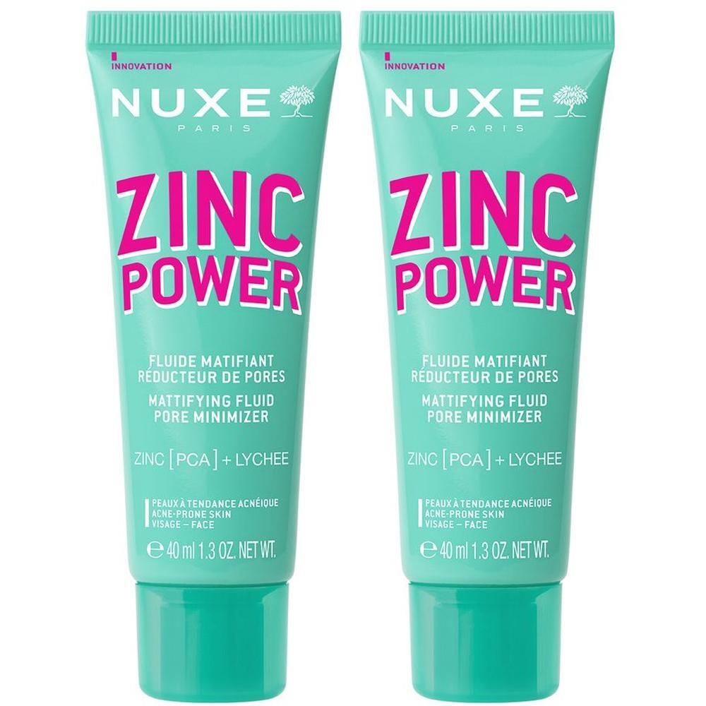 Nuxe Zinc Power Fluid 2x 2x40 ml Lotion