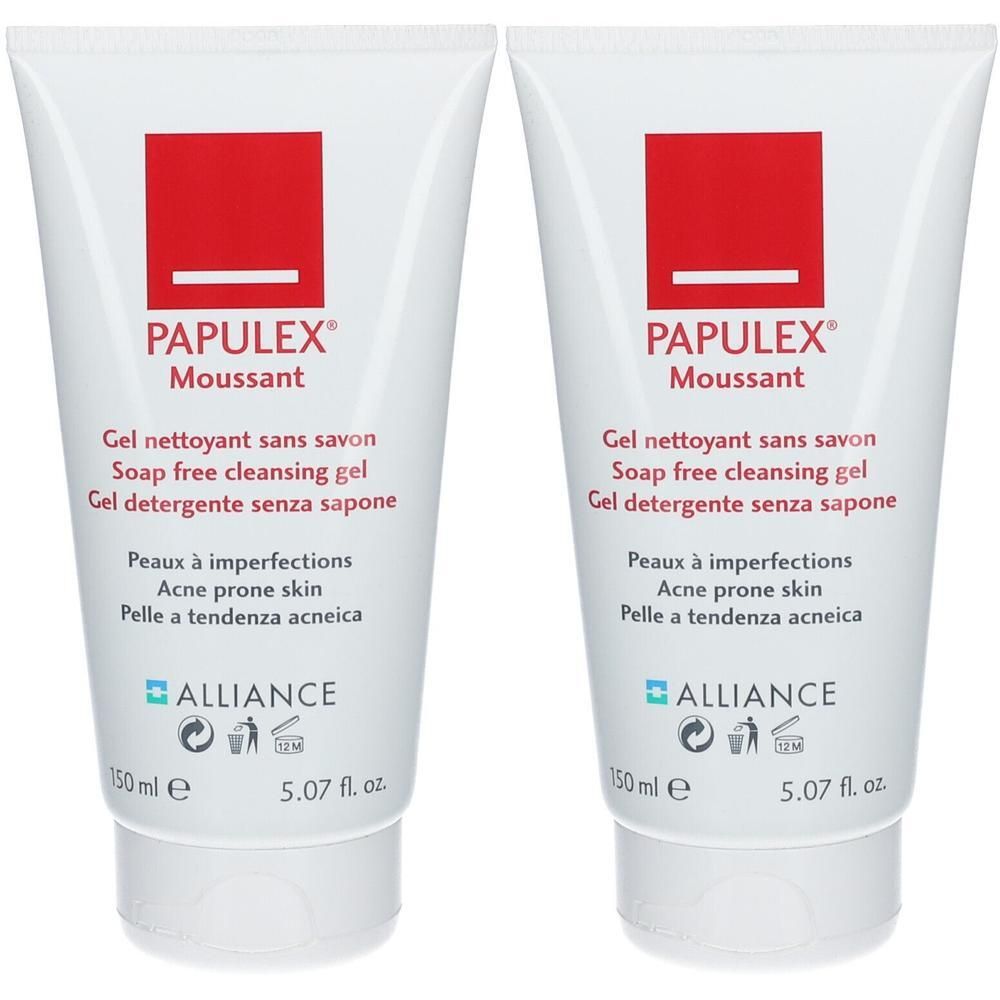 Papulex Waschlotion Gel 2x 2x150 ml