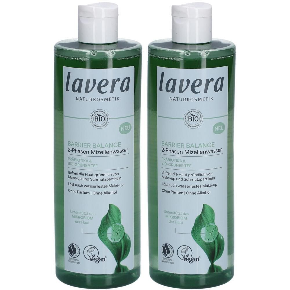 Lavera Barrier Balance 2-Phasen Mizellenwasser DE 2x 2x400 ml Flüssigkeit