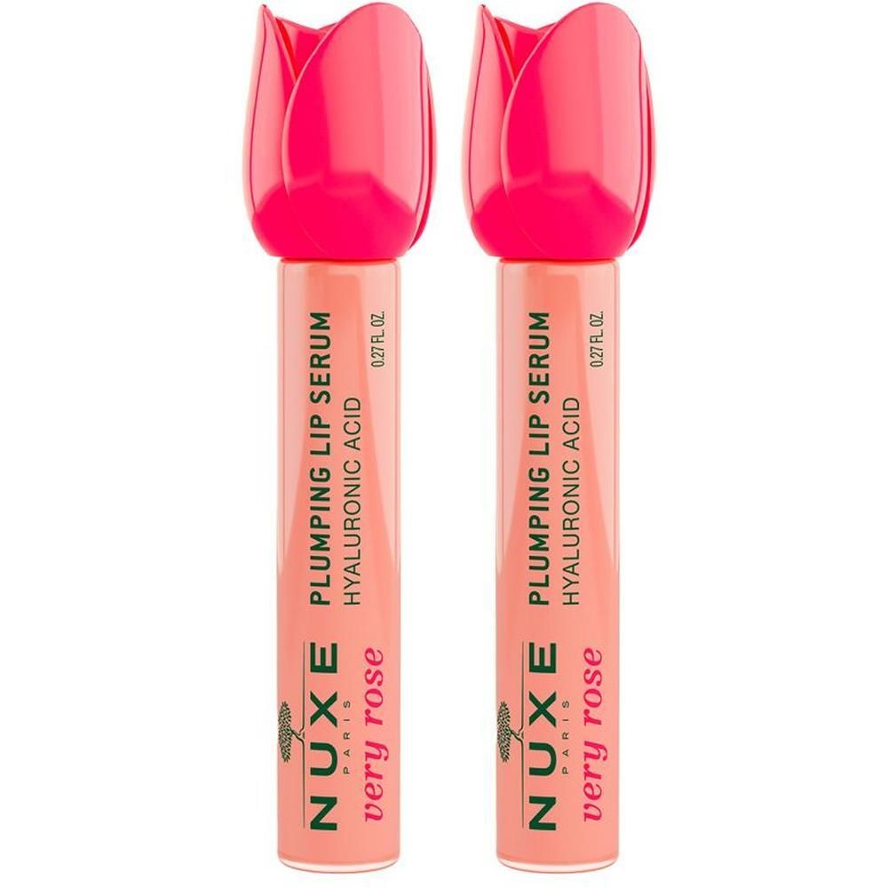 Nuxe Very Rose Lip Plumping Gloss Gel 2x 2x8 ml
