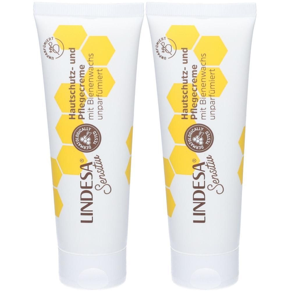 Lindesa sensitiv Hautschutz Creme 2x 2x75 ml