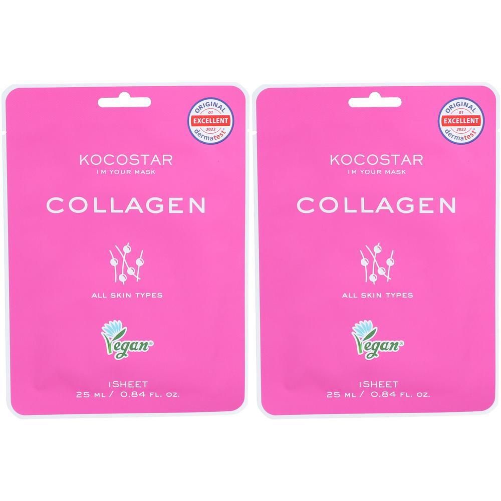 Kocostar Collagen Mask Sheet 2x 2x1 St
