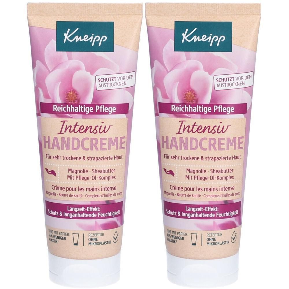 Kneipp reichhaltige Pflege Intensiv Handcreme 2x 2x75 ml Creme