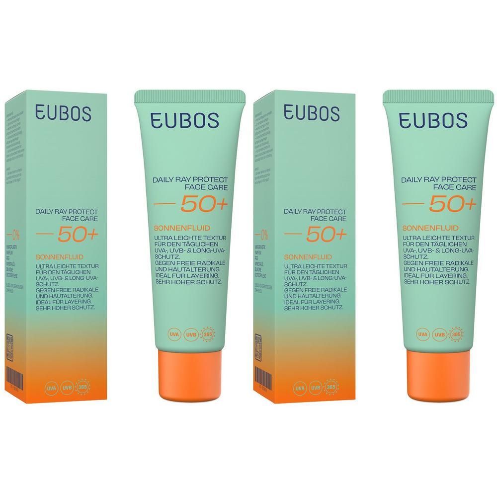 Eubos Daily Ray Protect Fluid LSF 50+ 2x 2x50 ml Tagescreme