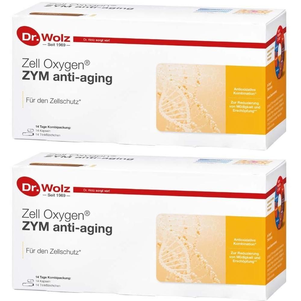 Zell Oxygen ZYM Anti-Aging 14 Tage Kombipackung 2x 2x1 St