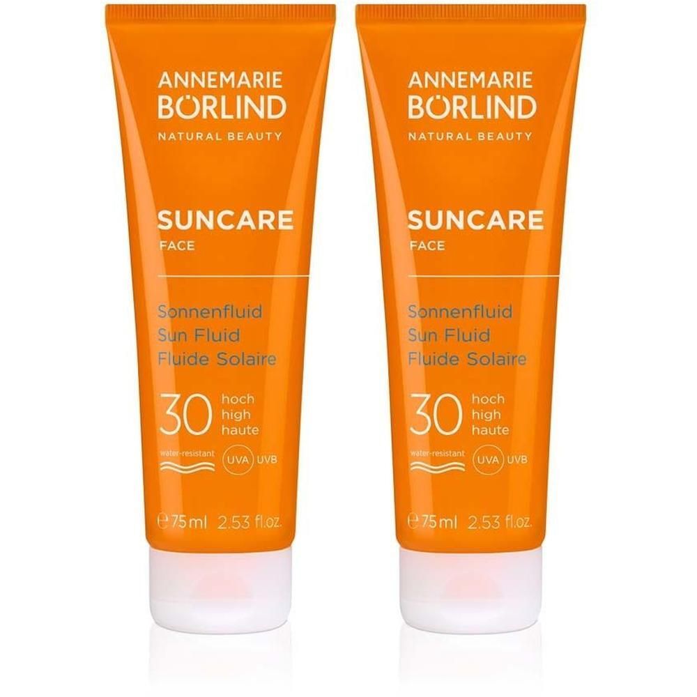 Börlind Suncare Face Sonnenfluid LSF 30 2x 2x75 ml Creme