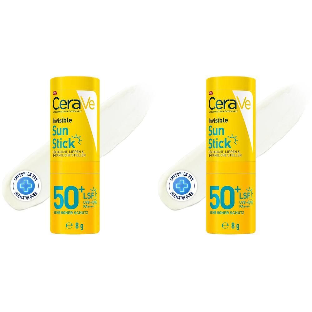 Cerave Sonnenschutz Stick SPF 50+ 2x 2x8 g Stifte