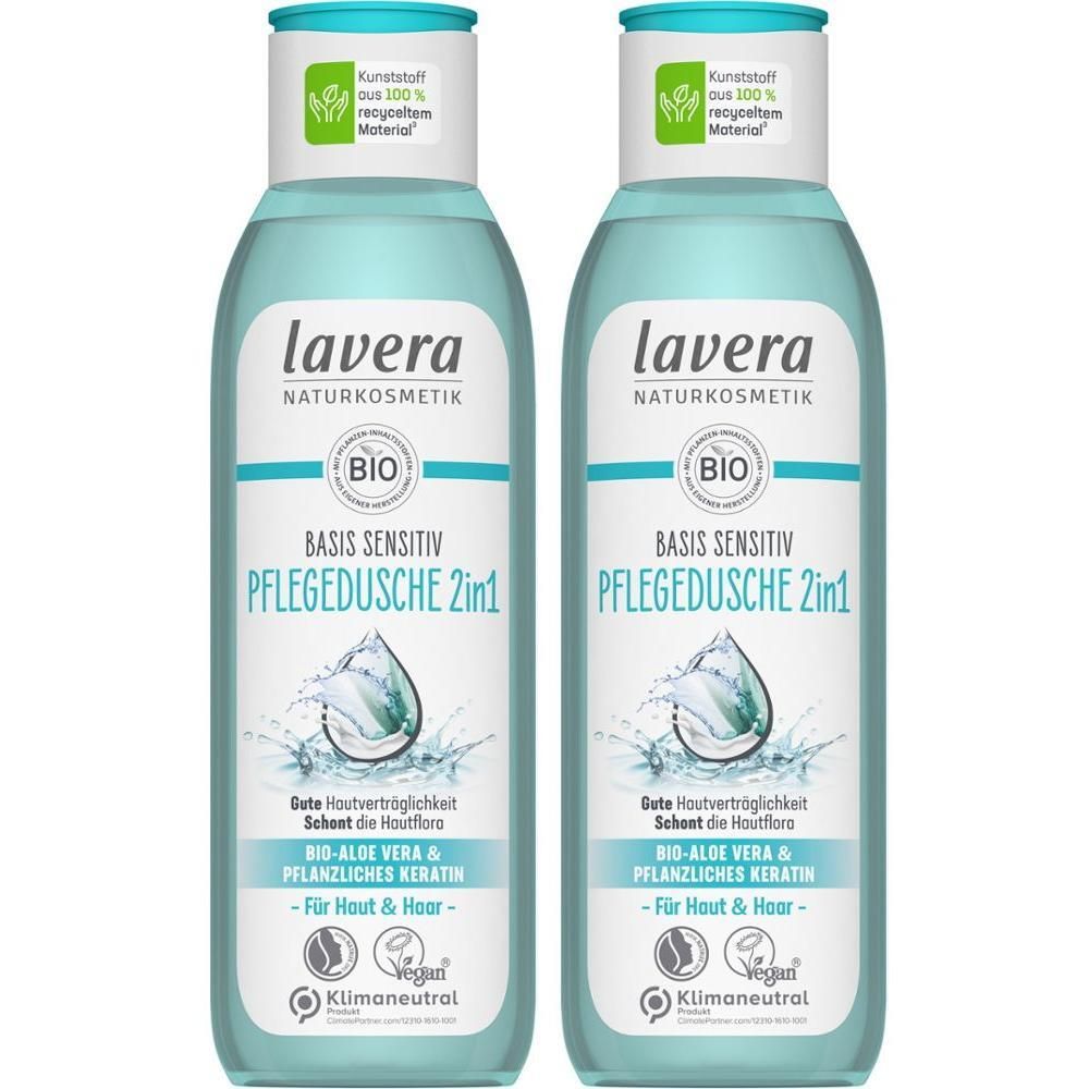 Lavera basis sensitiv Pflegedusche 2in1 Dt. 2x 2x250 ml Flaschen