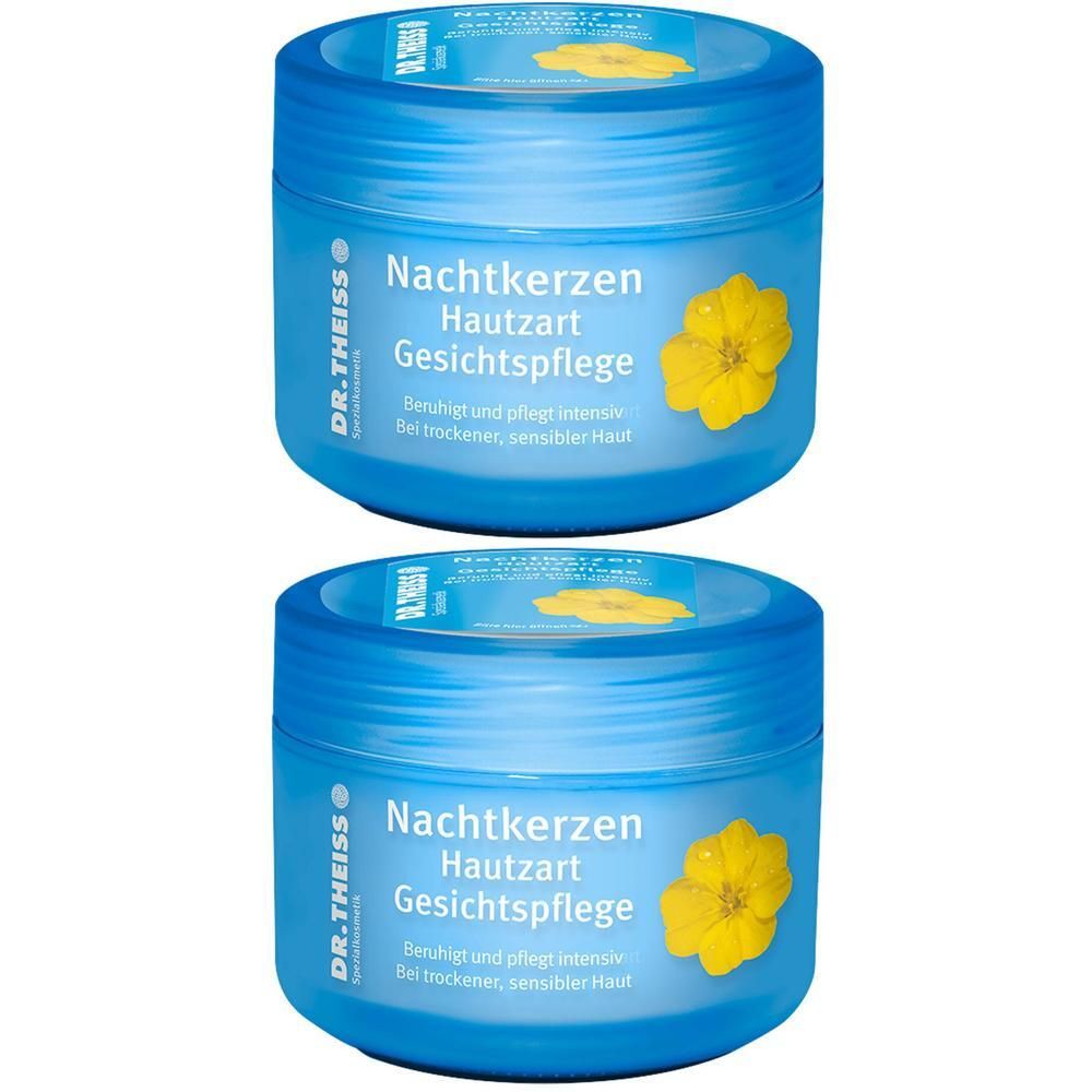 Dr.theiss Nachtkerzen hautzart Gesichtspflege 2x 2x50 g Creme