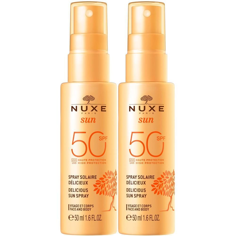 Nuxe Sun Sonnenspray Gesicht & Körper LSF 50 2x 2x50 ml Creme