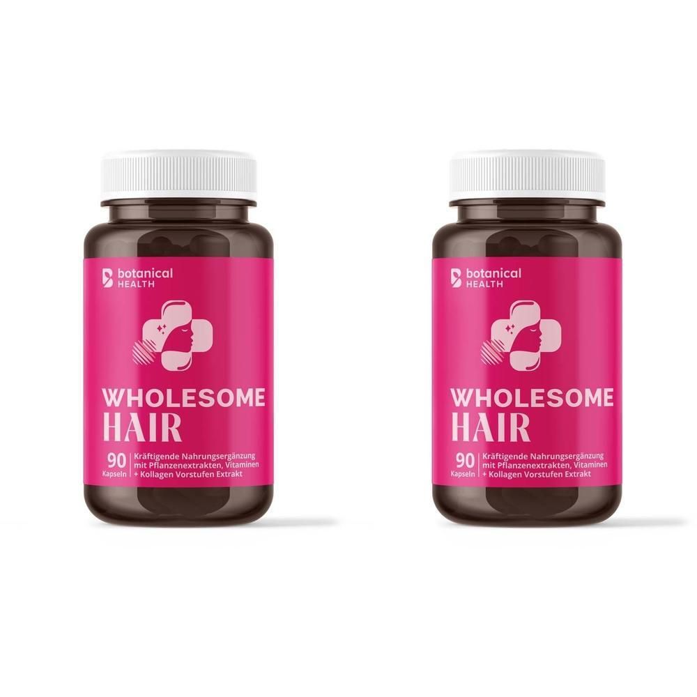 Wholesome Hair Biotin Kollagen Haarwachst.Frau Kps 2x 2x90 St Kapseln