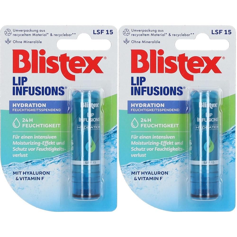 Blistex Lip Infusions Hydration Stift 2x 2x3,7 g Stifte