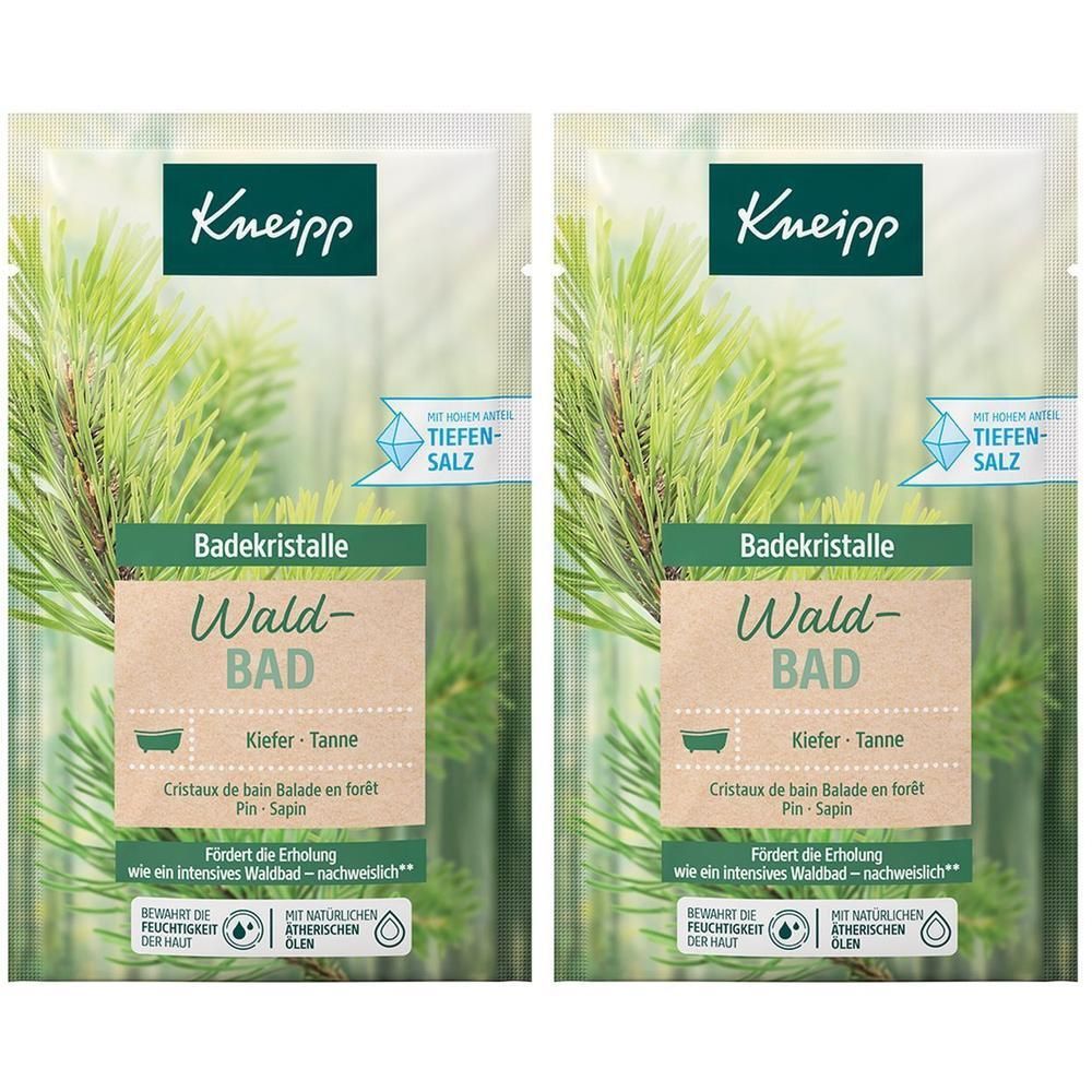 Kneipp Badekristalle Waldbad 2x 2x60 g Salz