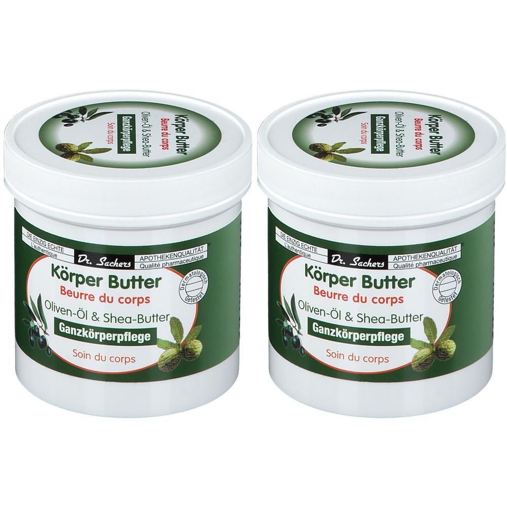 Olivenöl & Sheabutter Körperbutter 2x 2x250 ml Creme