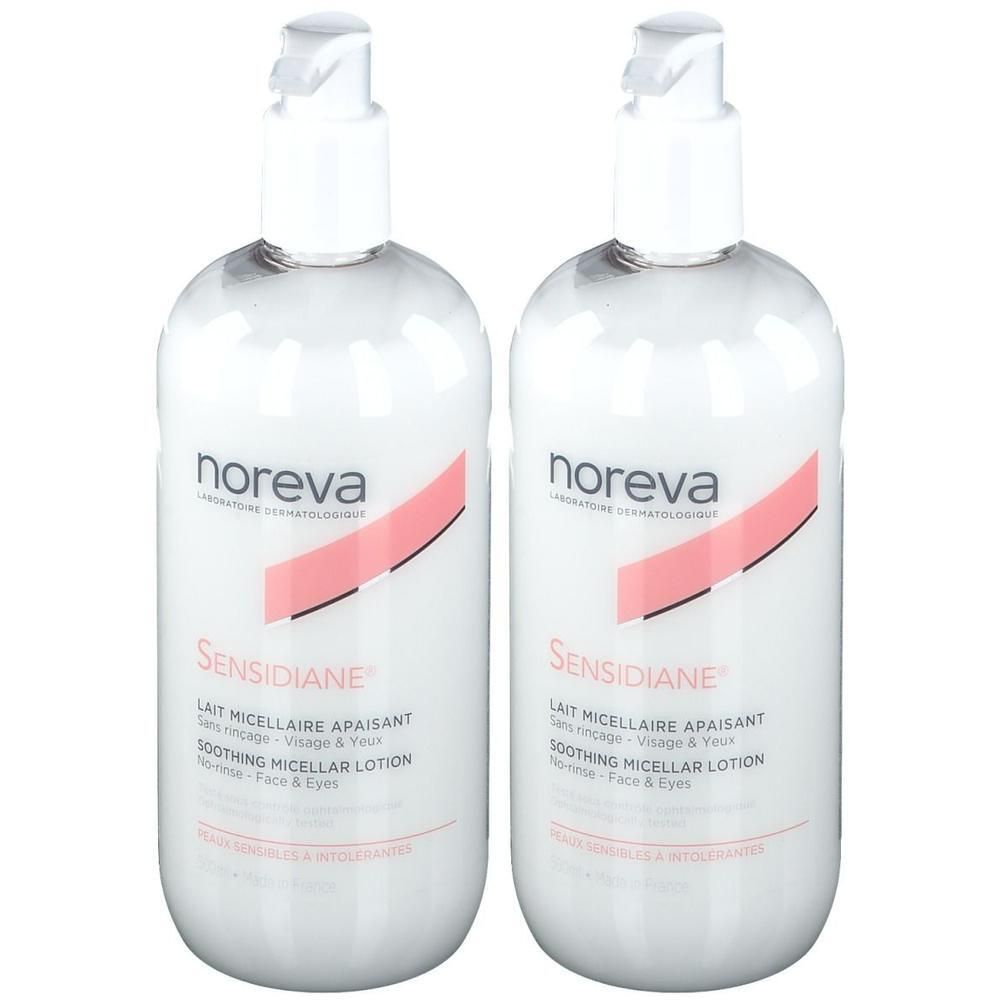 Noreva Sensidiane mizellare Reinigungslotion 2x 2x500 ml Gesichtswasser