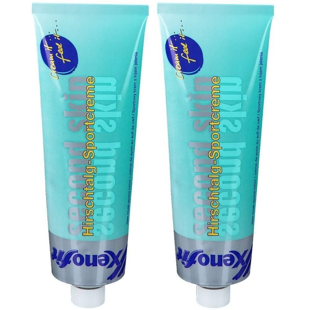 Xenofit Second Skin Hirschtalg Sportcreme 2x 2x125 ml Creme
