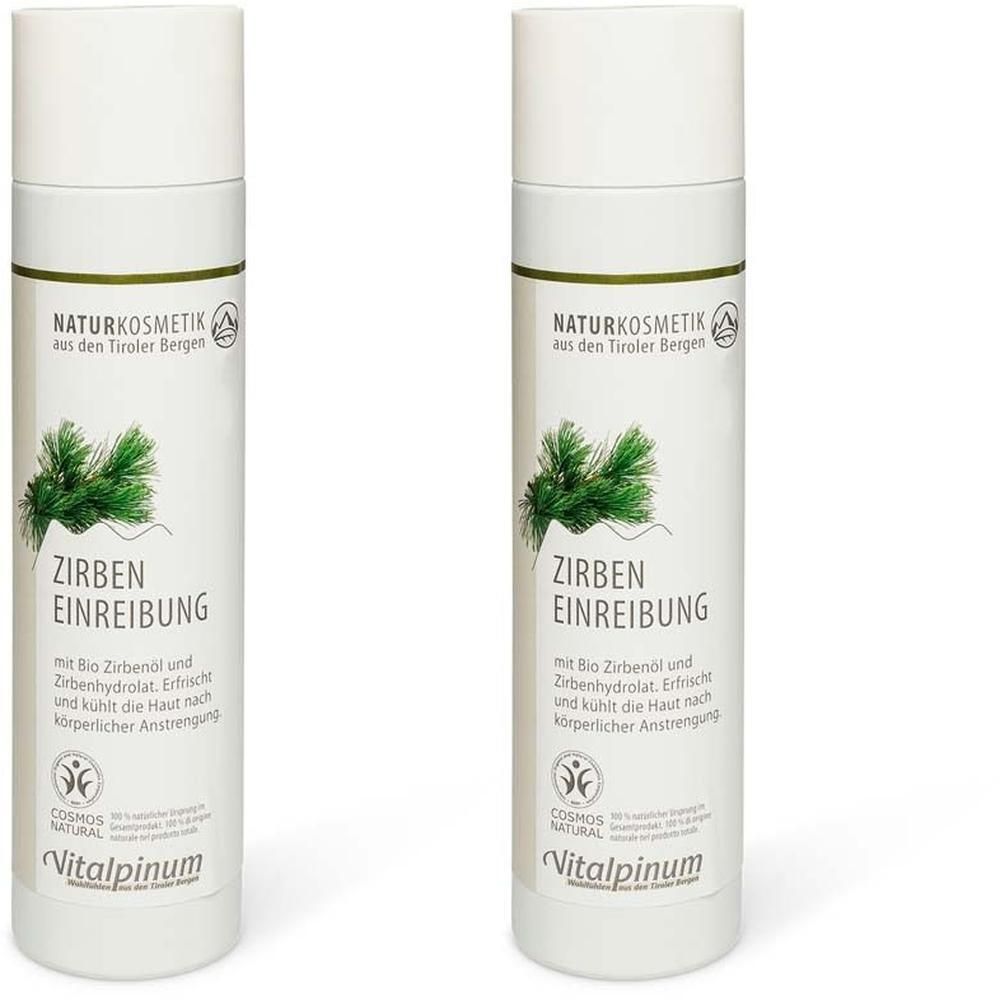 Zirben-Einreibung Bio Unterweger 2x 2x250 ml Einreibung