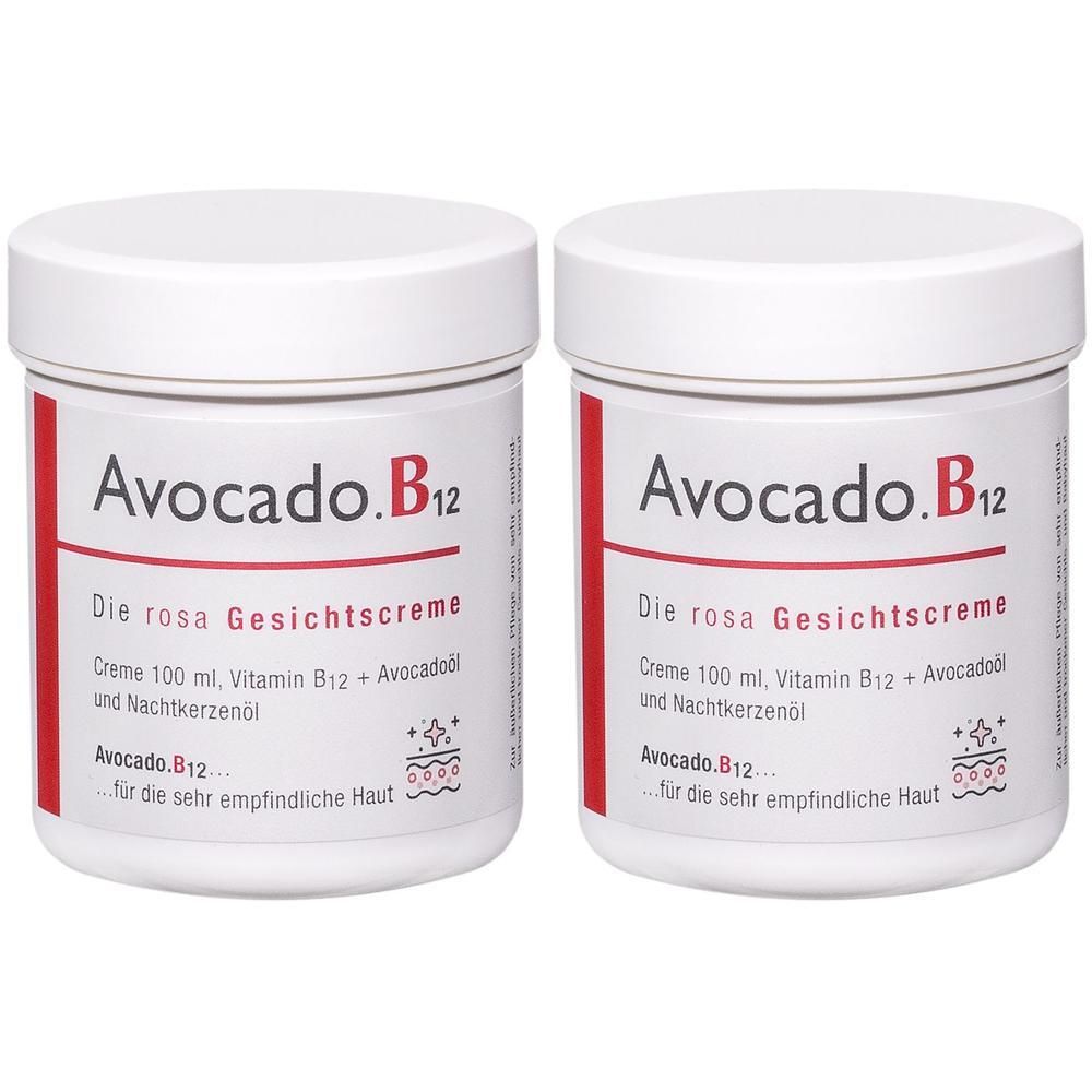 Avocado B12 Gesichtscreme 2x 2x100 ml Creme