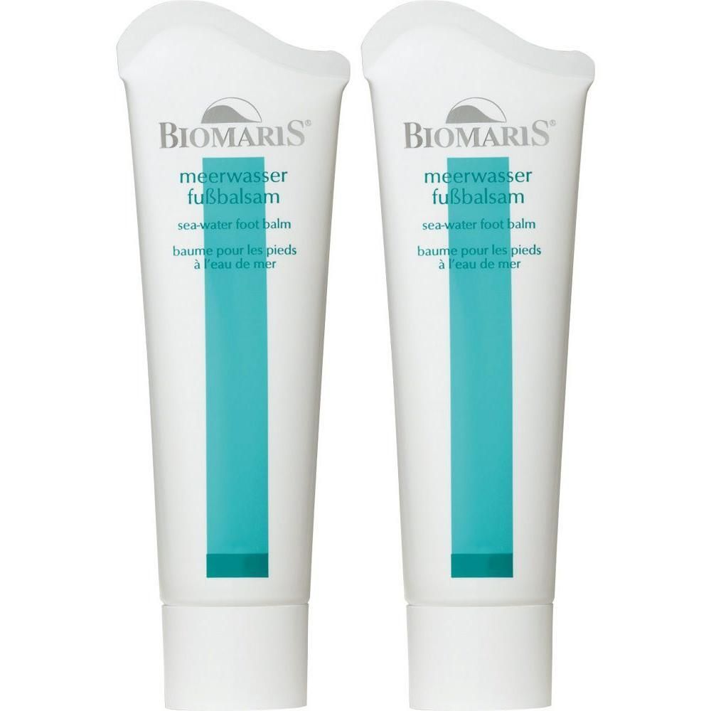 Biomaris Meerwasser Fußbalsam 2x 2x75 ml Balsam