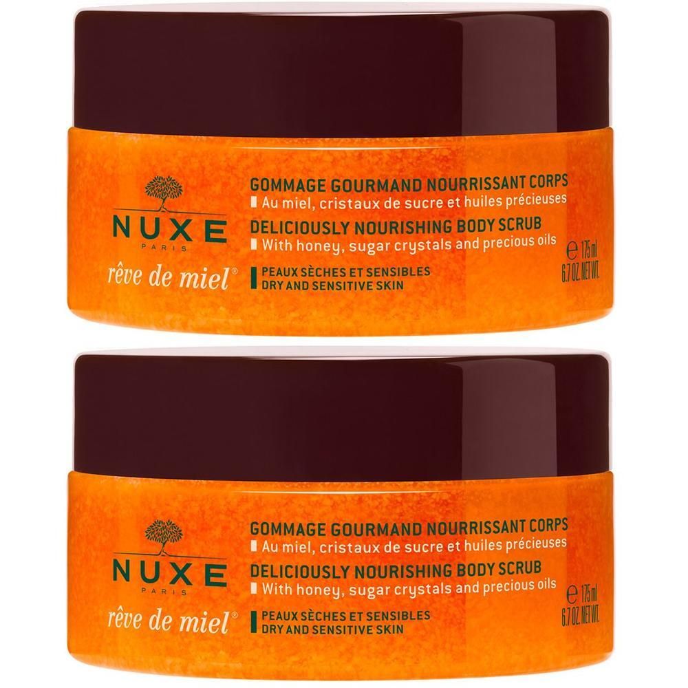 Nuxe Reve de Miel verwöhnendes Körperpeeling 2x 2x175 ml Gel