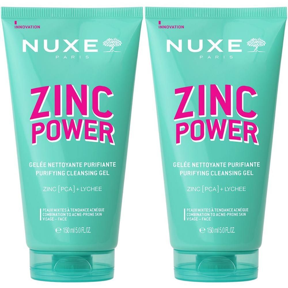 Nuxe Zinc Power Reinigungsgel 2x 2x150 ml Gel