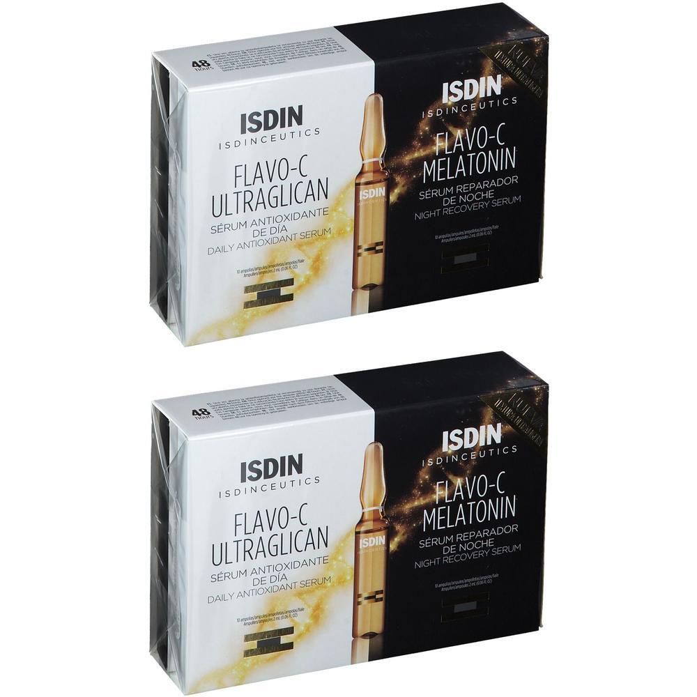 Isdin Isdinceutics Flavo-C Ultragl.Day&Night Serum 2x 2x20x2 ml Ampullen
