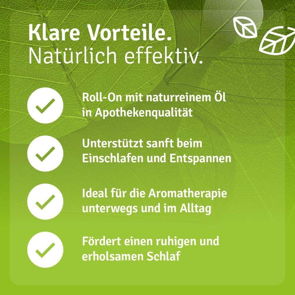 Roll-on mit Text: Casida, Schlaf schön, Gute Nacht Roll-On. Roll-On mit naturreinem Öl in Apothekenqualität. Fördert einen ruhigen und erholsamen Schlaf.