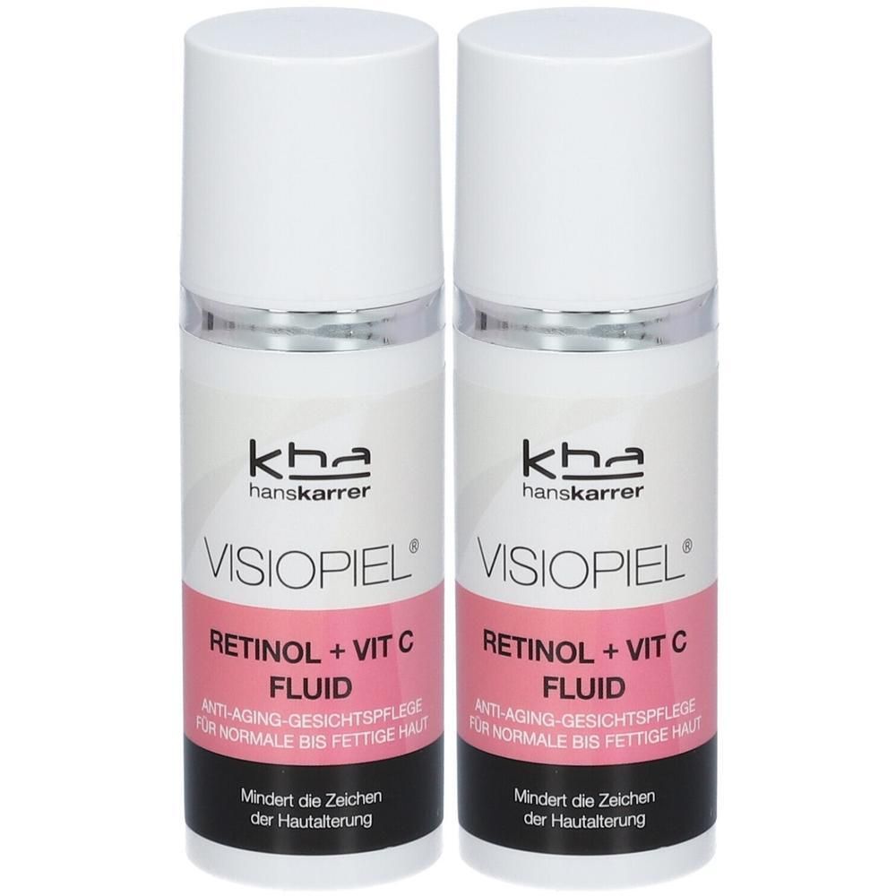 Visiopiel Retinol+Vit C Fluid 2x 2x50 ml Creme