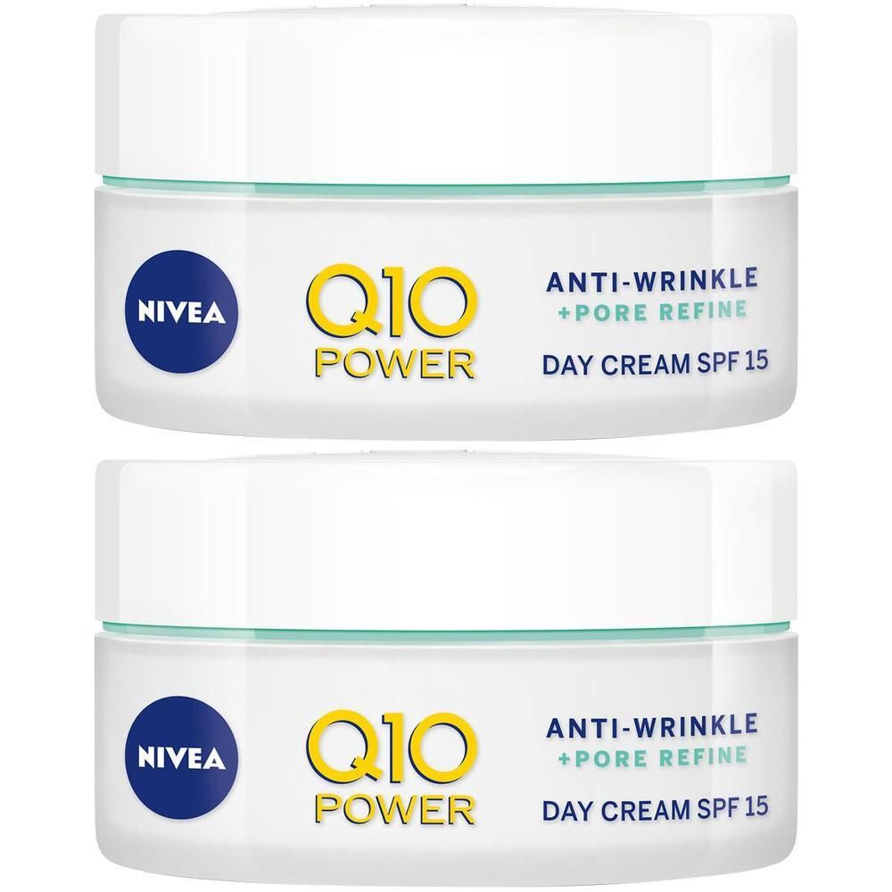 Nivea Q10 Power Anti-Falten porenverfein.Tagespfl. 2x 2x50 ml Tagescreme