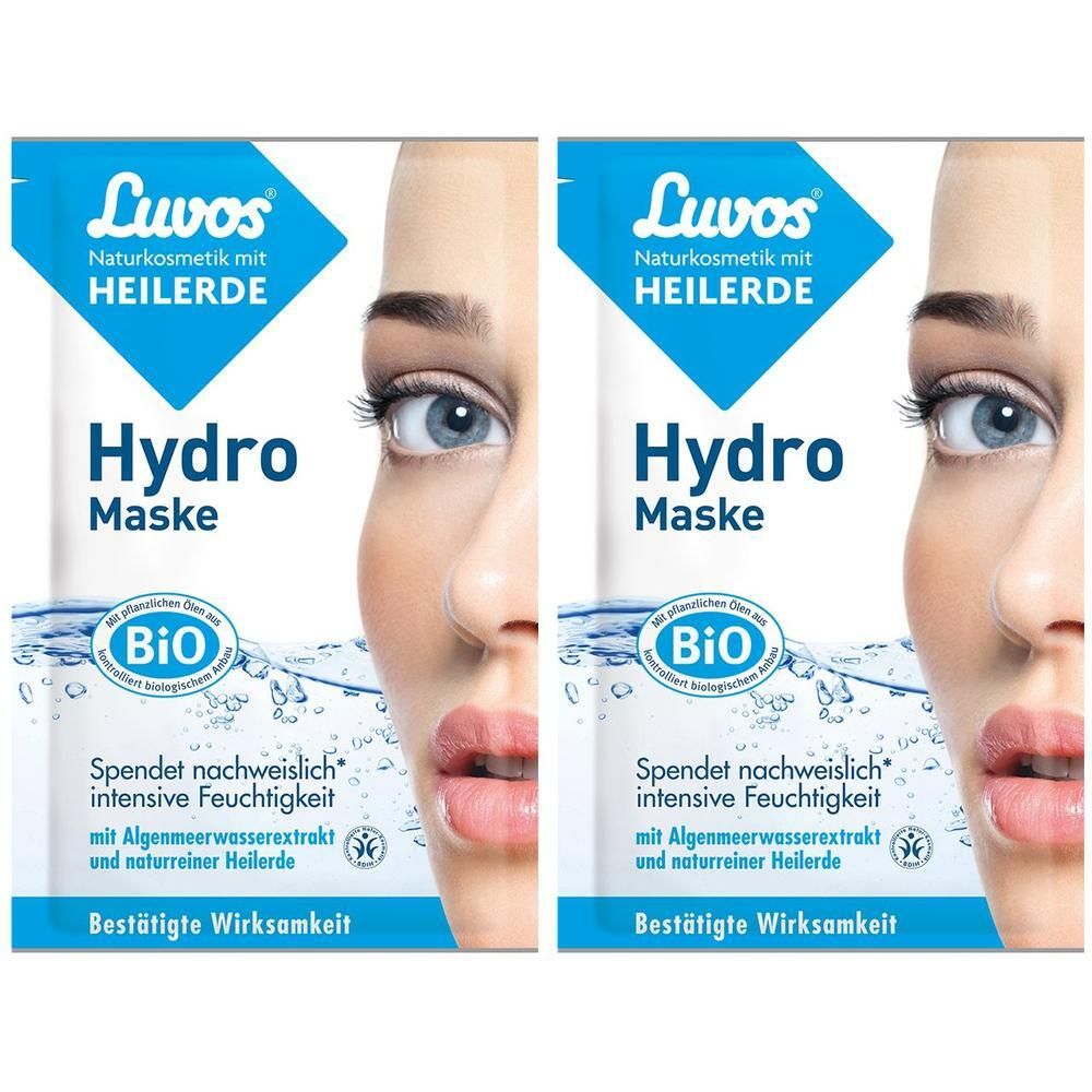 Luvos Heilerde Hydro Maske Naturkosmetik 2x 2x2x7,5 ml Gesichtsmaske