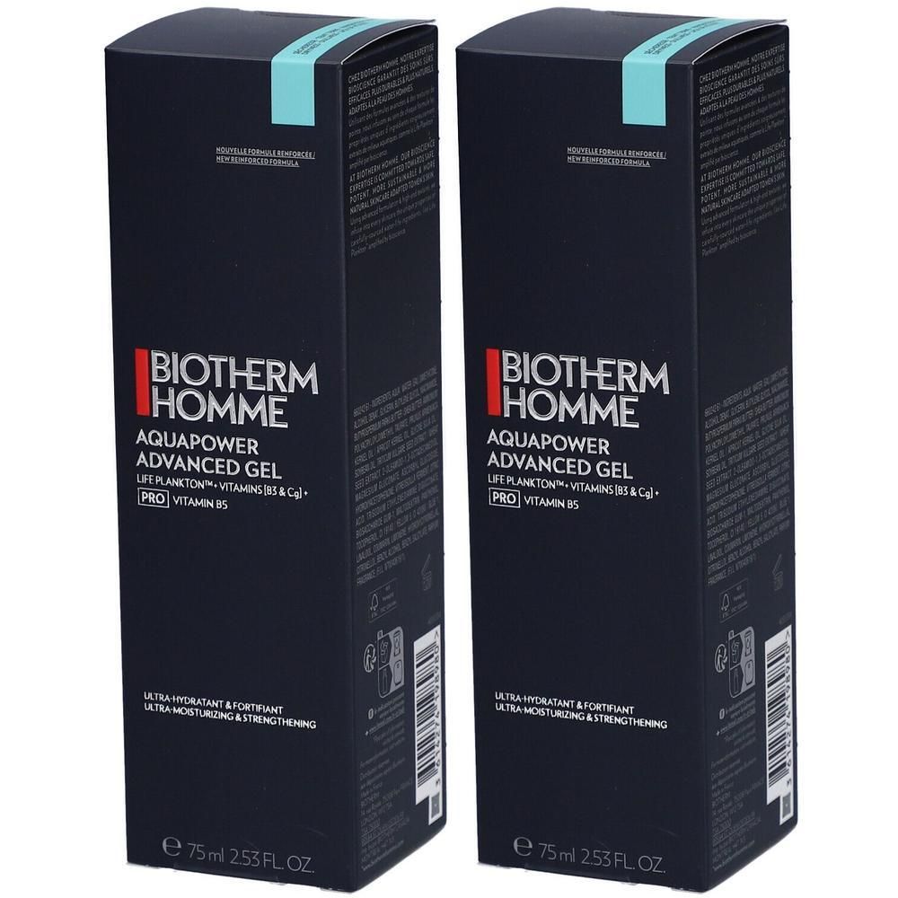 Biotherm Aquapower Advanced Gel 2x 2x75 ml