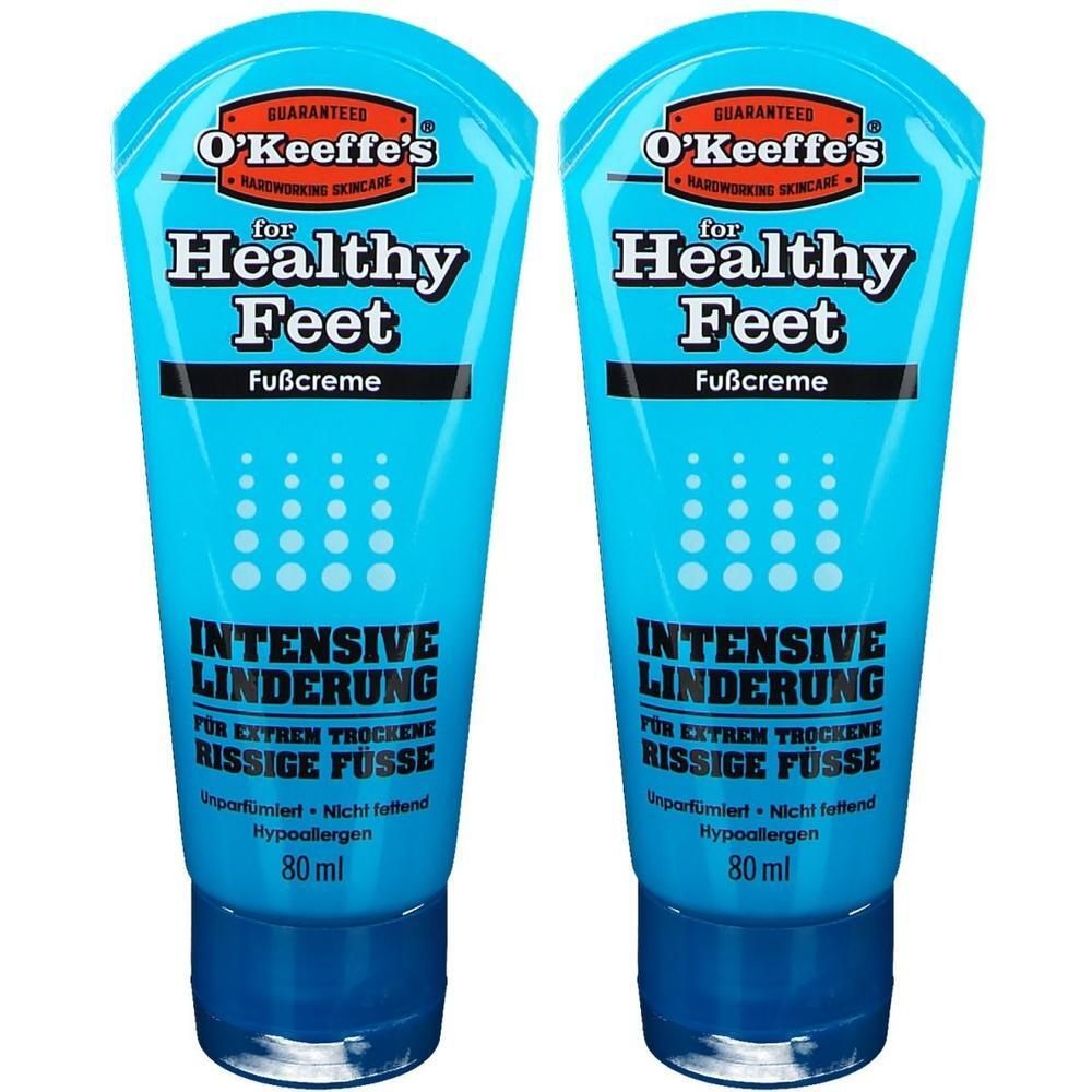 Okeeffe's healthy feet Fußcreme 2x 2x80 ml Creme