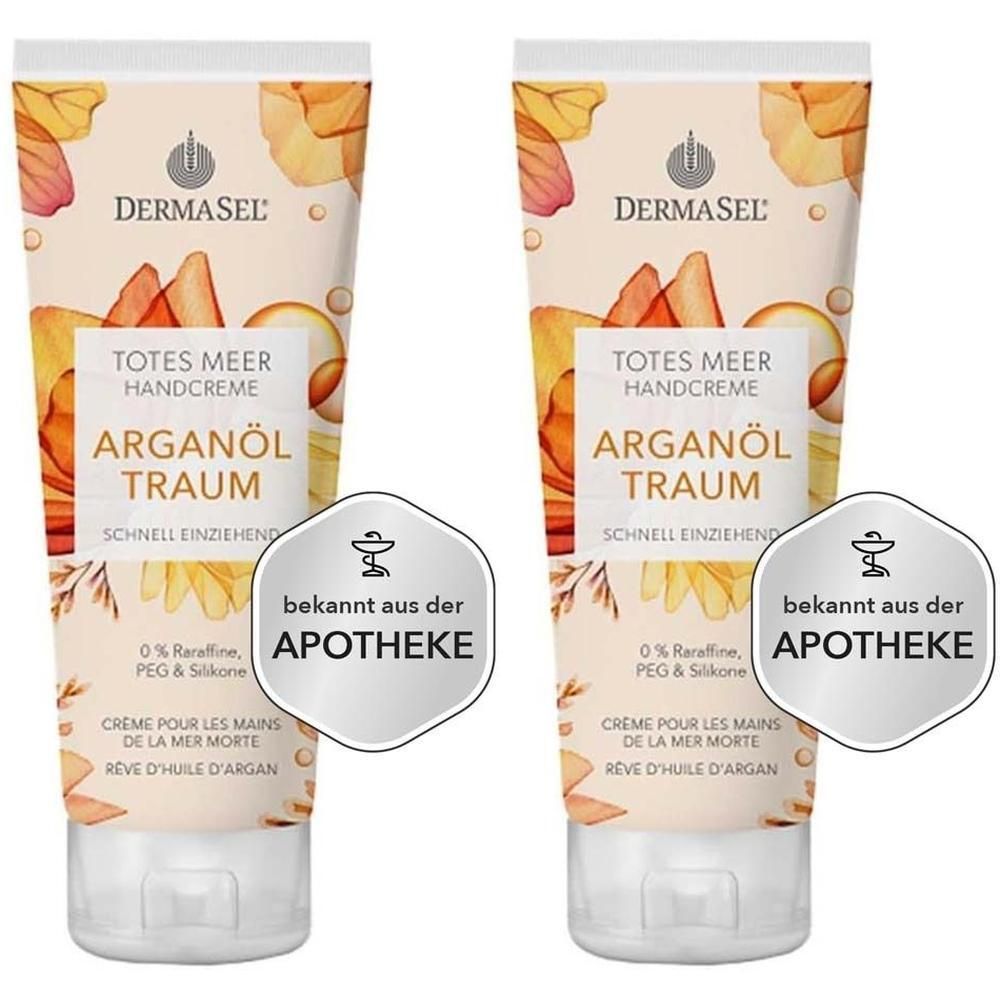 Dermasel Totes Meer Handcreme Arganöl Traum 2x 2x75 ml Creme