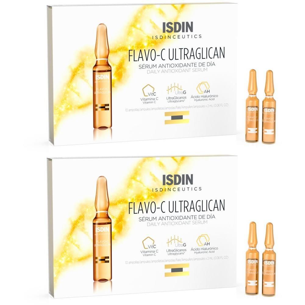 Isdin Isdinceutics Flavo-C Ultraglican Ampullen 2x 2x10x2 ml