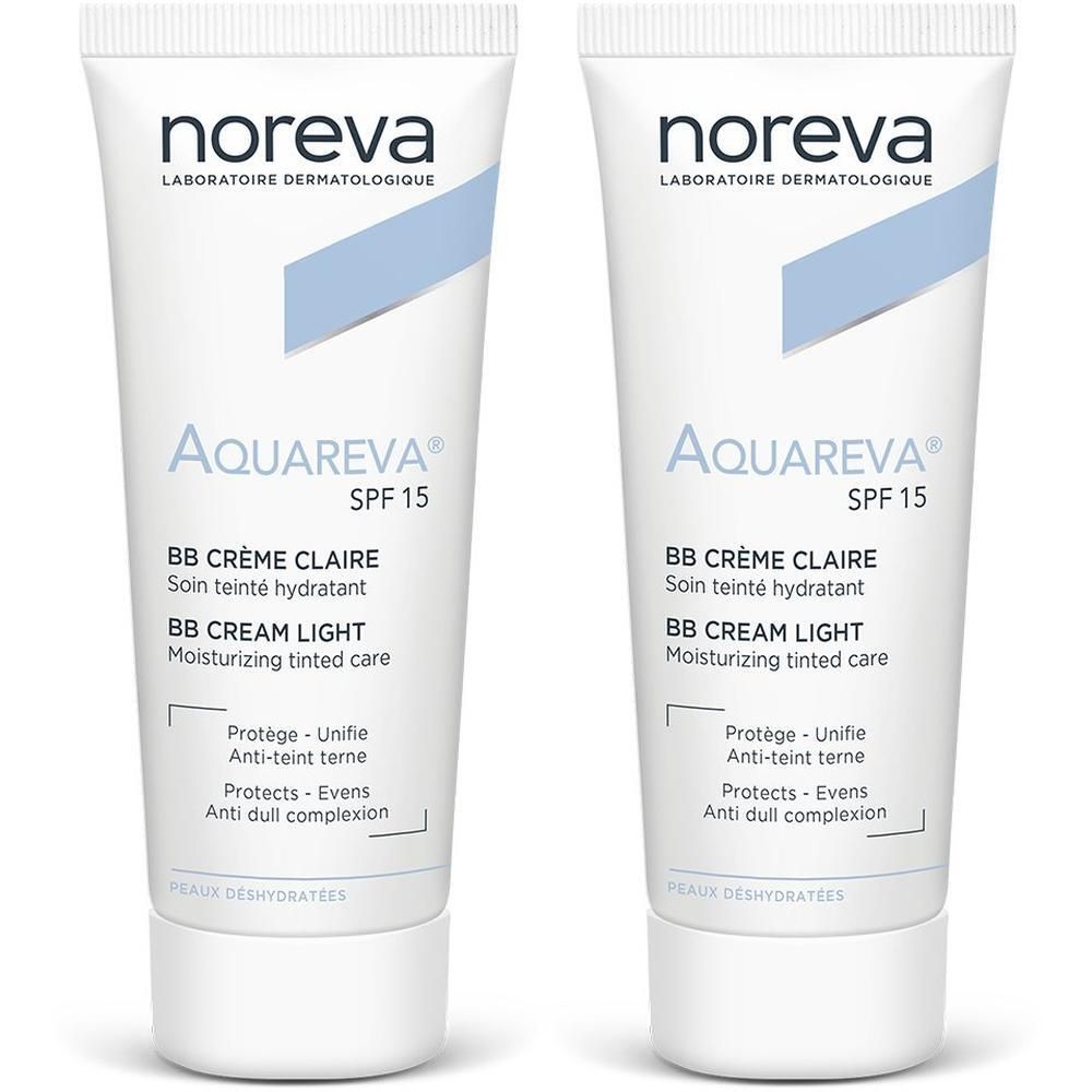 Noreva Aquareva getönte BB-Creme SPF 15 hell 2x 2x40 ml Tagescreme