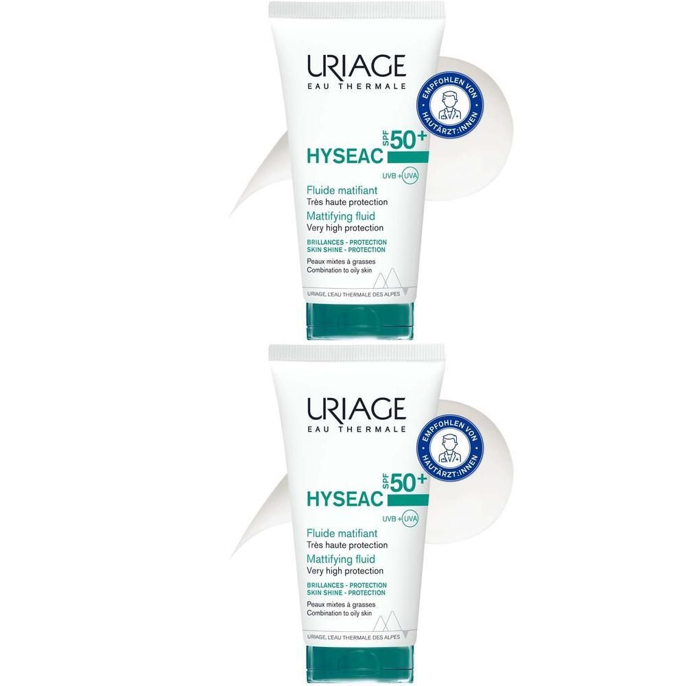 Uriage Hyseac Fluid SPF 50+ 2x 2x50 ml Flüssigkeit