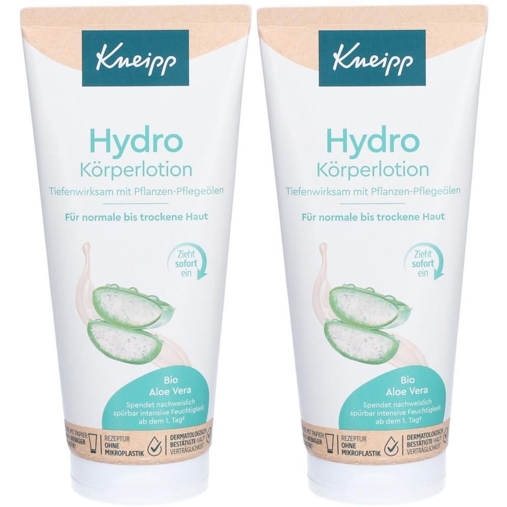 Kneipp Hydro Körperlotion Aloe Vera 2x 2x200 ml Lotion