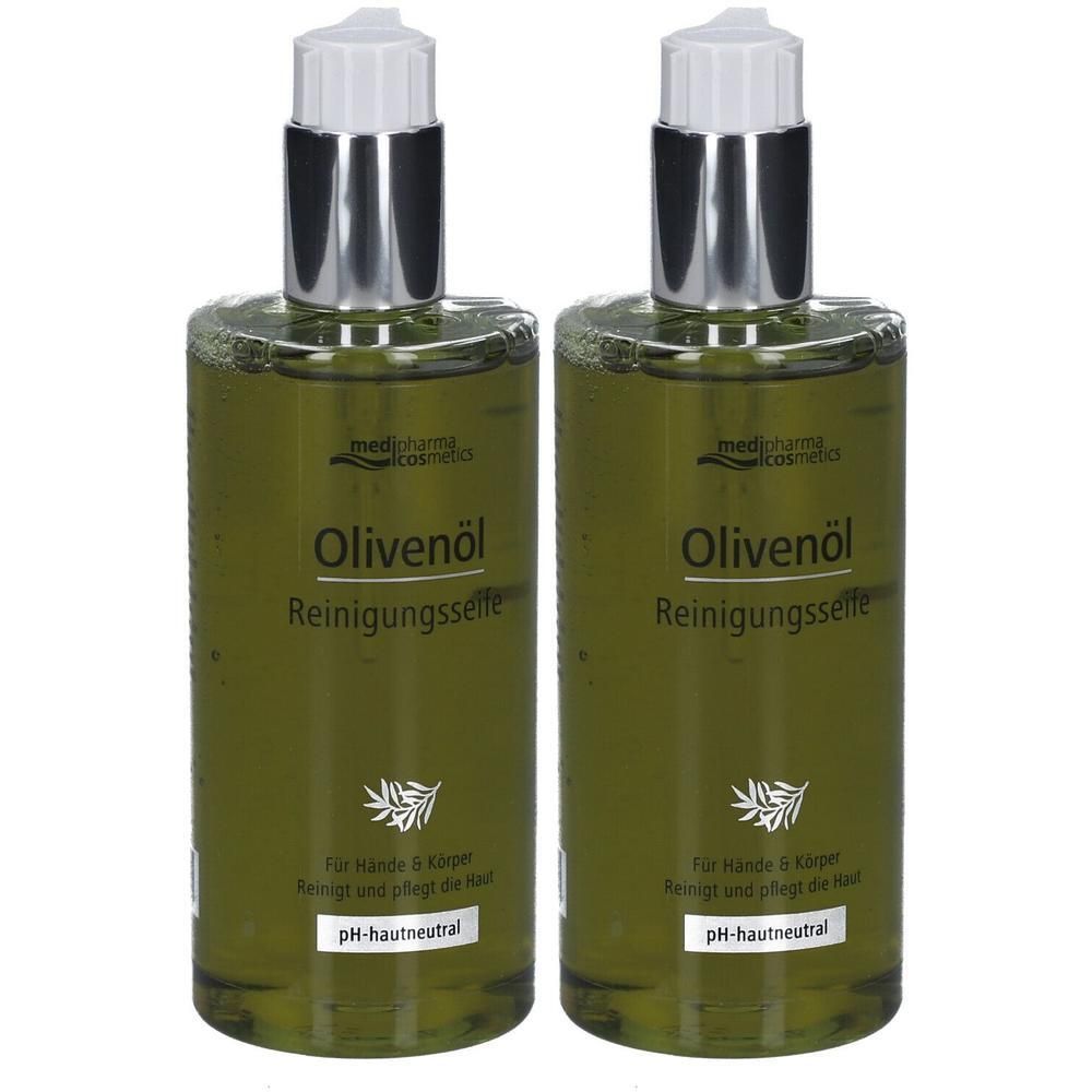Olivenöl Reinigungsseife flüssig 2x 2x300 ml Flüssigseife