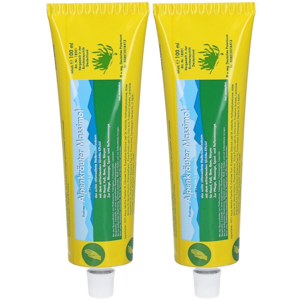 Alpenkräuter Massimol 2x 2x100 ml Emulsion