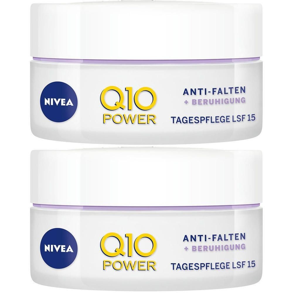 Nivea Q10 Power Anti-Falten sensitive Tagespflege 2x 2x50 ml Tagescreme