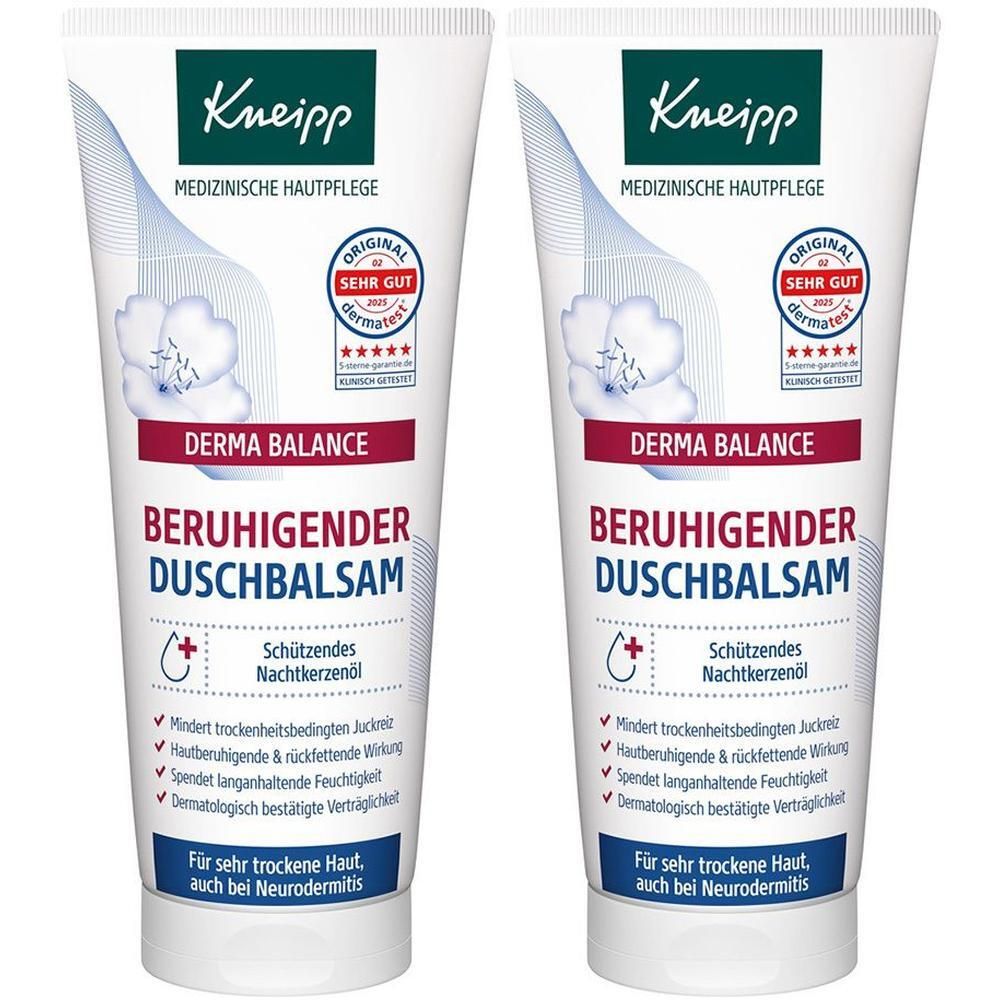 Kneipp Derma Balance beruhigender Duschbalsam 2x 2x200 ml Duschgel