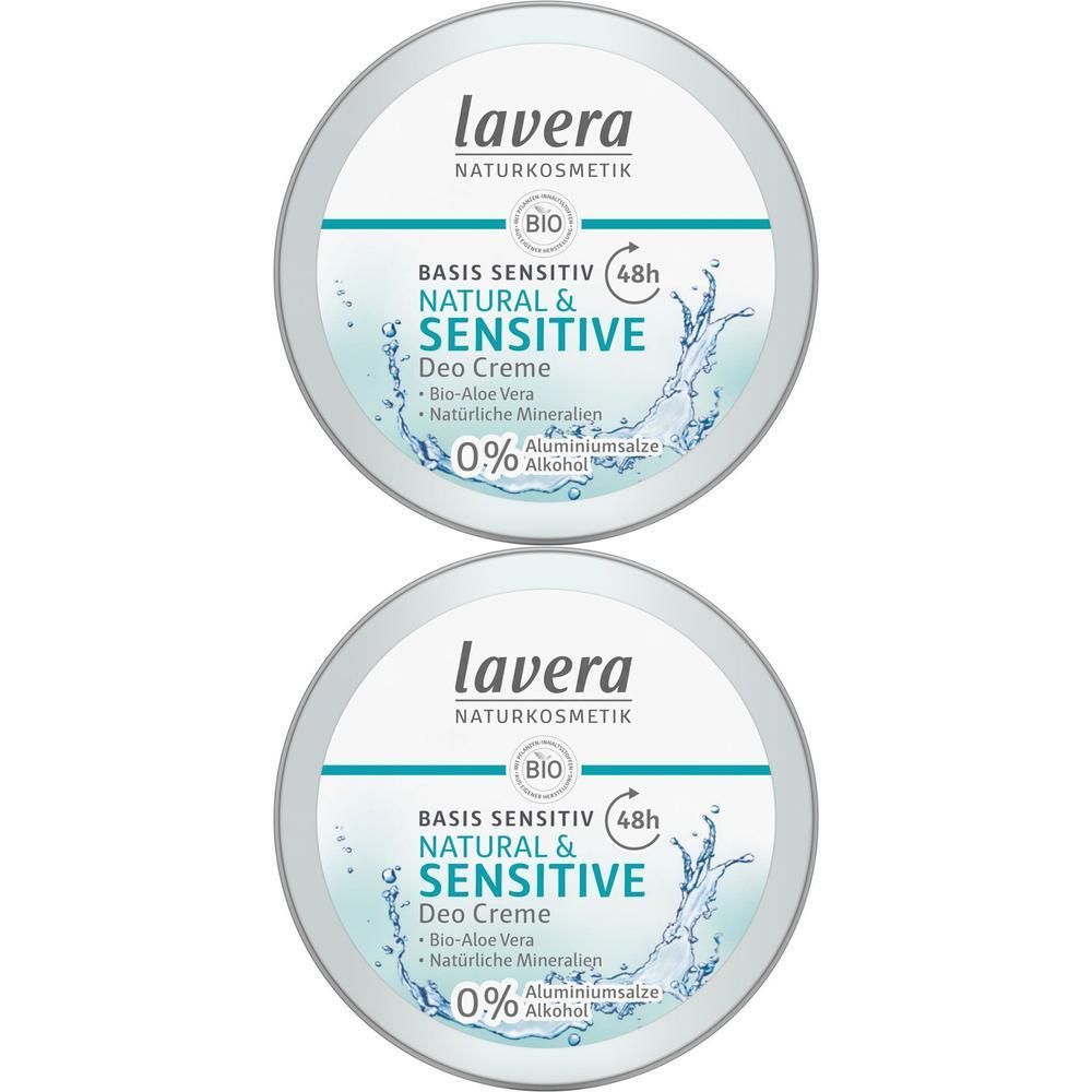 Lavera basis sensitiv Deo Creme dt 2x 2x50 ml
