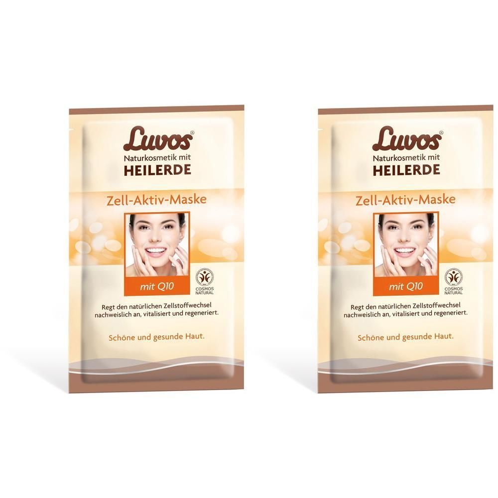 Luvos Heilerde Zell-Aktiv-Maske Naturkosmetik 2x 2x2x7,5 ml Gesichtsmaske