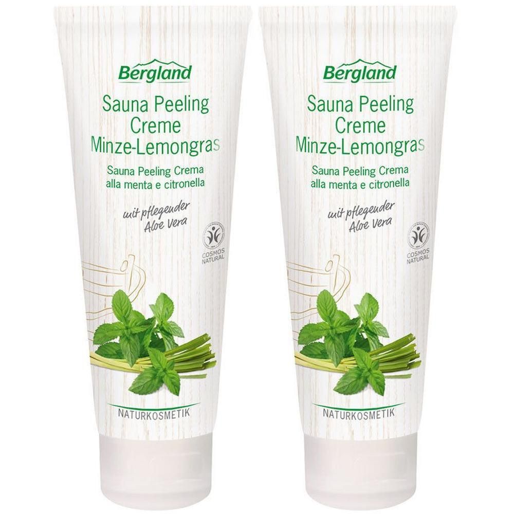 Sauna Peeling Creme Minze-Lemongras 2x 2x100 ml Körperpflege